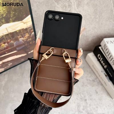 Для Samsung flip7 Модный Чехол-Брелок на Запястье с Пуховиком для Samsung Galaxy Z Flip 7 6 5 4 3 ZFlip Короткий Шнурок Ударопрочный Чехол