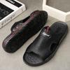 Модные мужские тапочки для улицы, большие размеры, водонепроницаемая и нескользящая пляжная обувь, летняя одежда, мягкие подошвы, удобные сандалии, тапочки