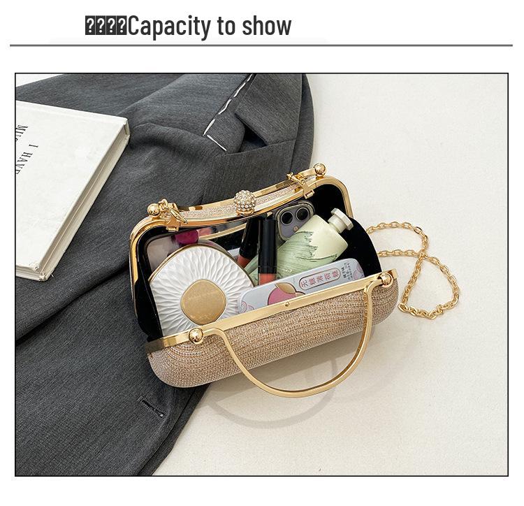 Трендовая вечерняя сумка через плечо кроссбоди 2025 года с дизайном в виде цепочки