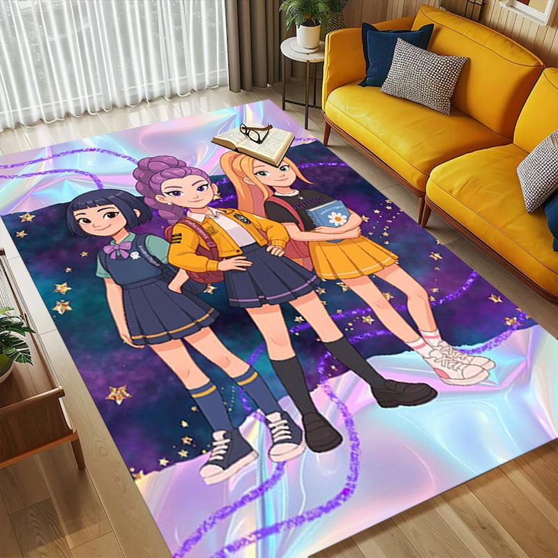 Galaxy Friends Living Room Non-Slip Area Rug Soft Carpet for Bedroom Game Playroom Sofa Office Home Decor Doormat Christmas Gift C9211285