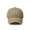 Limited Edition Unisex Adjustable Outdoor Driving Cap with Printed Washed Distressed Baseball Hat
