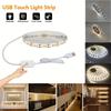 Светодиодная лента USB 5V 2835 SMD с сенсорным переключателем, лента для подсветки телевизора, подсветка для игровой комнаты, декорация для вечеринки, освещение для кемпинга