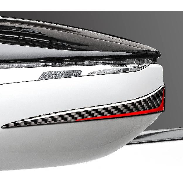 2 шт. Зеркало заднего вида для предотвращения столкновений, наклейка с защитой от царапин, защитная пленка для зеркала заднего вида из углеродного волокна, полоска для защиты от натирания, наклейка для Lexus ES250