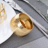 Металлическое кольцо для салфеток Золотистый Серебристый Матовое молотковое покрытие Держатель для столовых салфеток Пряжка Украшение для стола на День Рождения Свадьбу Праздничную Вечеринку