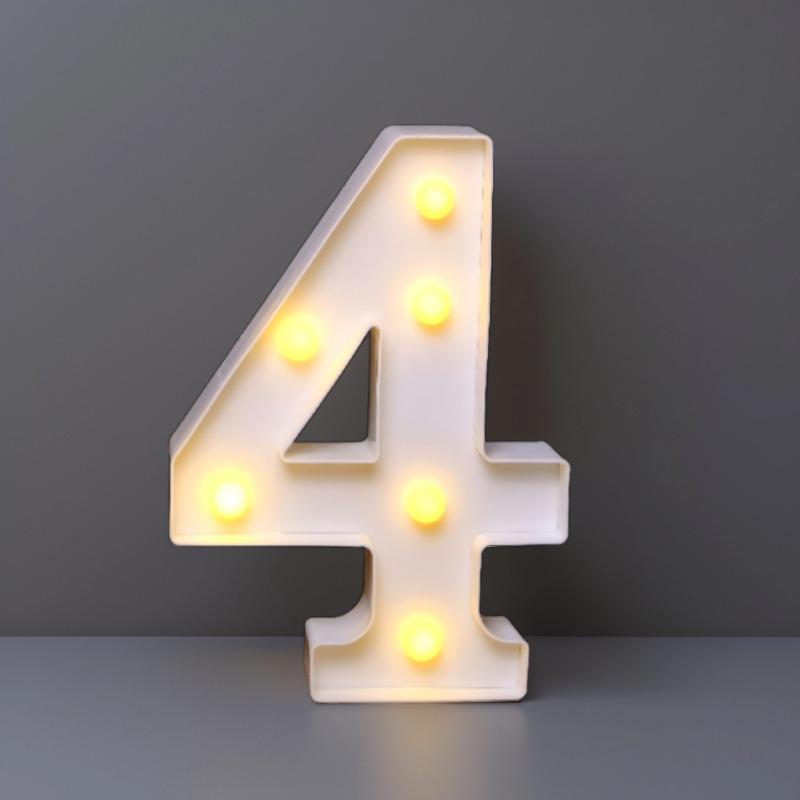 22 см светодиодные буквы и цифры для мероприятий - Идеально для дней рождения и предложений.