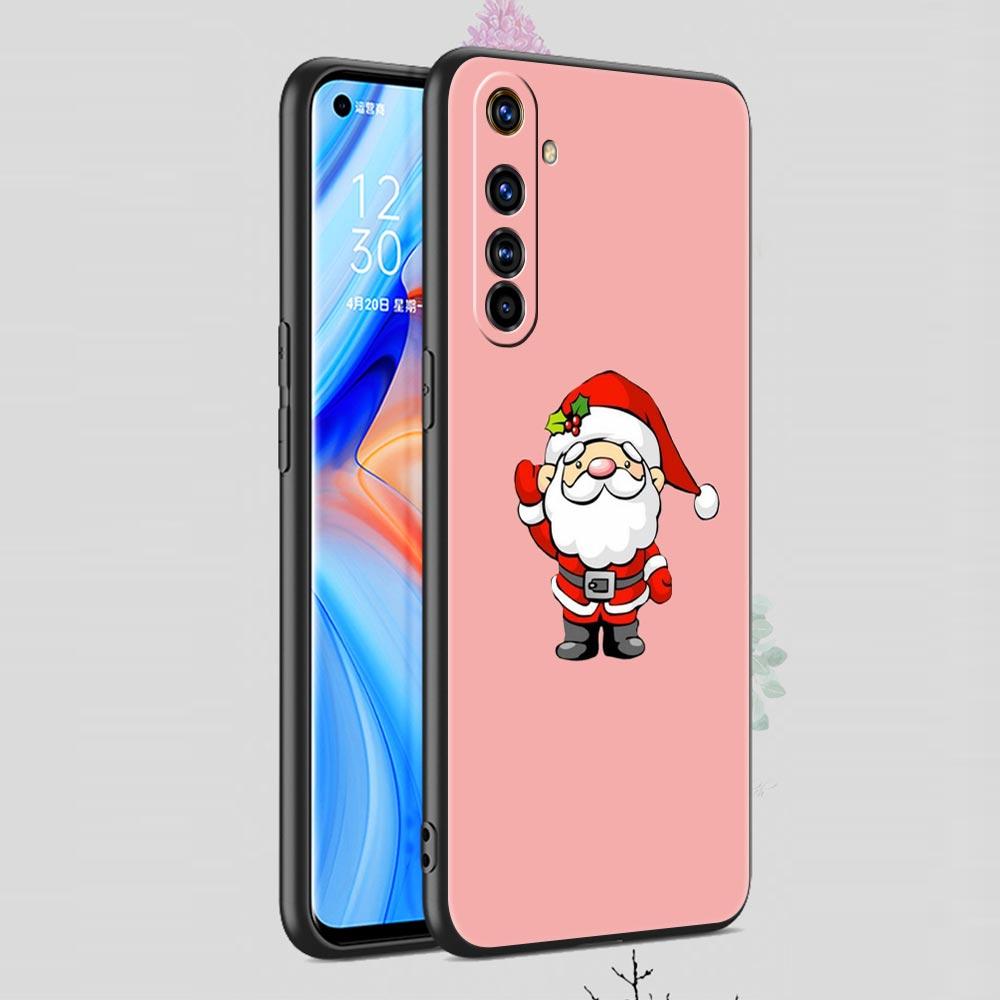 Чехол для телефона для Realme 12 11 10 9 8 5G 7 6 GT5 GT3 GT2 Pro Plus C21 C11 C25 C35 Новый год Рождество Санта GT Neo 2 3 3T 5 Обложка