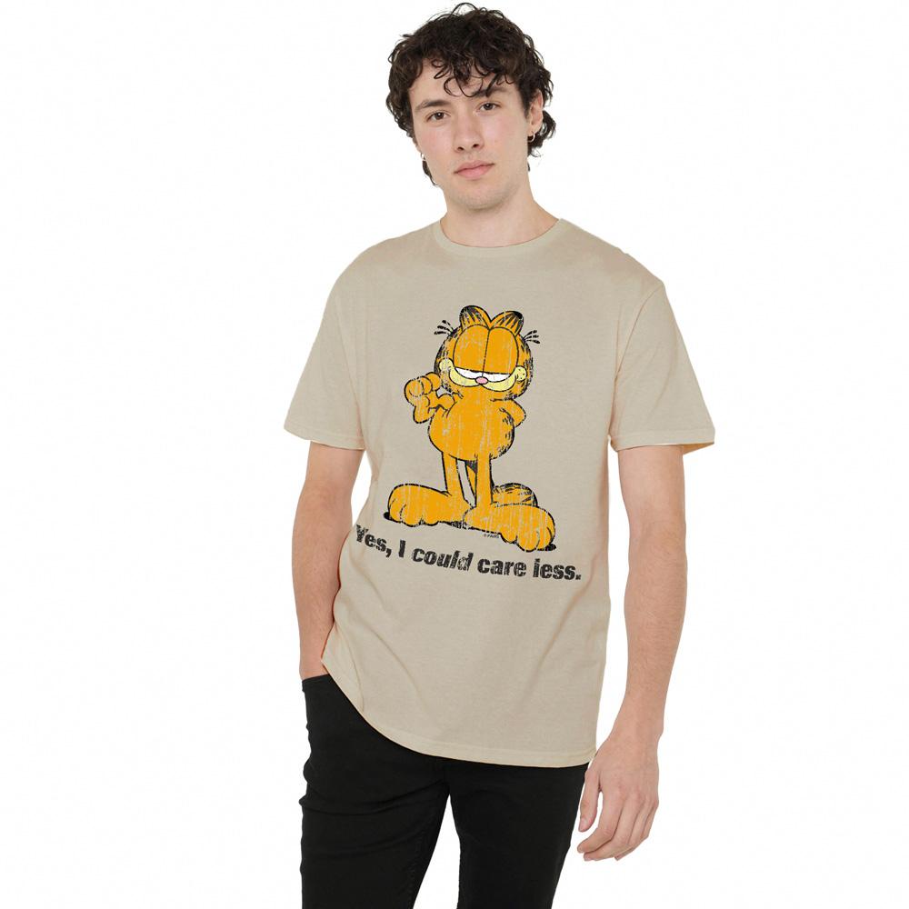 Garfield Mens Yes I Could Care Less T-Shirt