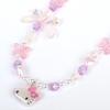 Hello Kitty necklace sparkling beads cute stylish accessory Sanrio character.