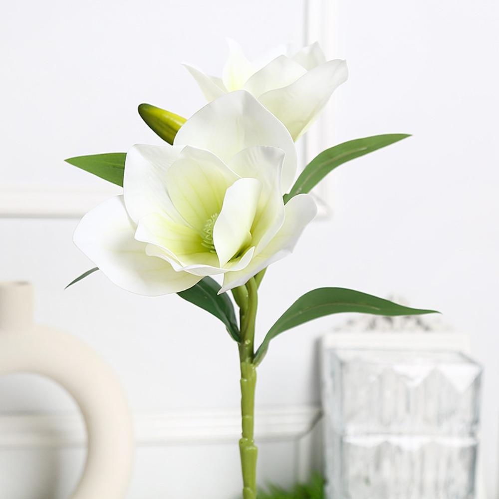 Photography Props Magnolia Artificial Flower Ornaments Festival Table Flowers Decoration