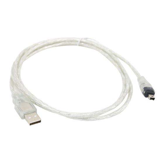 1.5m USB To Firewire 4 Pin IEEE 1394 Adapter Cable Converter Cord
