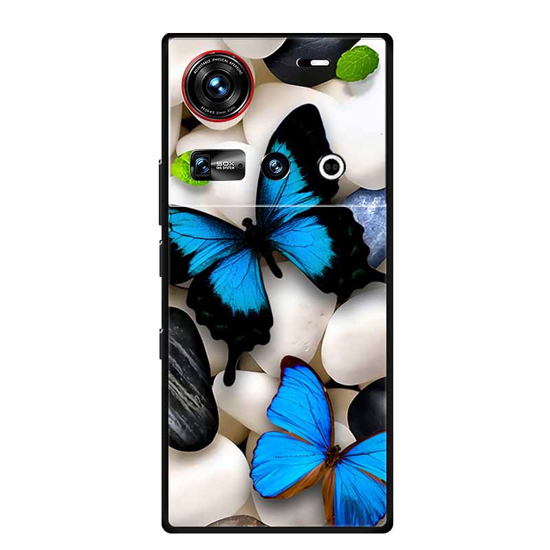 Чехол для ZTE nubia Z70 Ultra 5G Z70Ultra 6,85" Черный Силиконовый Мягкий Чехол для Телефона Для ZTE Nubia Z70 Ultra Задняя Крышка Чехол Z 70 Ultra