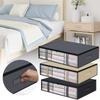 Foldable Underbed Storage Bag Multifunctional Finishing Bins For Nap Blanket