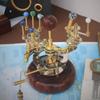 Vintage Decor Solar System Orrery Art Masterpiece Antique Decor, A Luxury and Unique Artwork One of a Kind Gift for Husband