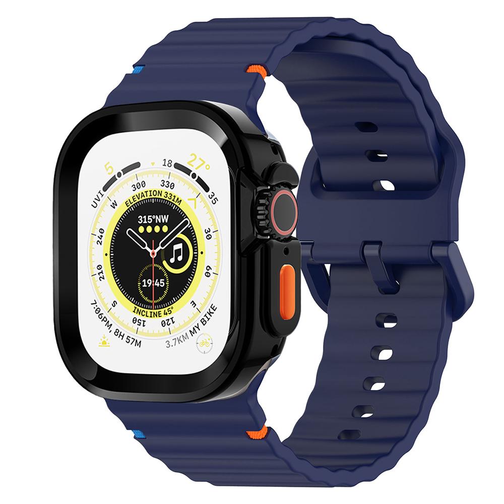 Чехол+Силиконовый ремешок для Apple Watch Ultra 3 2 49мм 46мм 42мм 45мм 44мм 41мм 40мм Ремешок для часов для Series 11 10 9 8 7 6 5 4 SE3/2/1