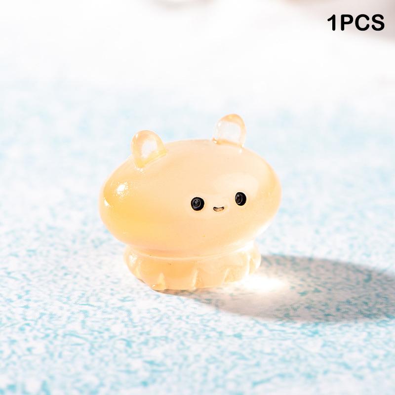 Мультяшный светящийся орнамент мини-светящийся кулон в виде животного микро-сада ландшафтные украшения своими руками игрушки украшения для аквариума