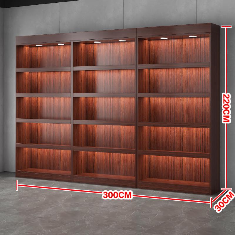 High-End Multi-Layer Wine and Cigarette Display Cabinet for Stores