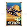 Air Racing Vintage Schneider Cup Advertising Print Metal Sign Painting Custom Cinema Garage Club Tin Sign Poster