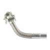 Flexible Handbellows Fuel Nozzle 2 Pieces Long-lasting Stainless Steel Nozzle For Jerry Can Liquid Transfer Spill-resistant Pouring