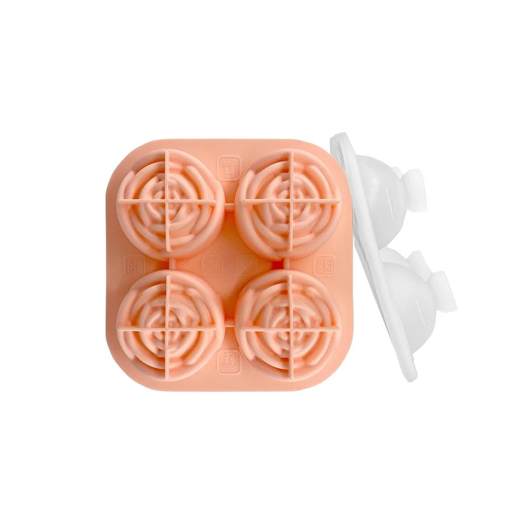 Leeseph Silicone Ice Cube Tray, Fun Shapes Whiskey Ice Mold, Reusable Ice Cube Ice Ball Tools for Cocktails Whiskey Brandy Drink