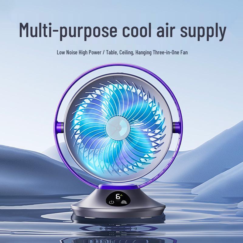 Rechargeable Silent Mini Desktop Fan 2026 - Portable, Rotatable, Long Battery Life for Office Use