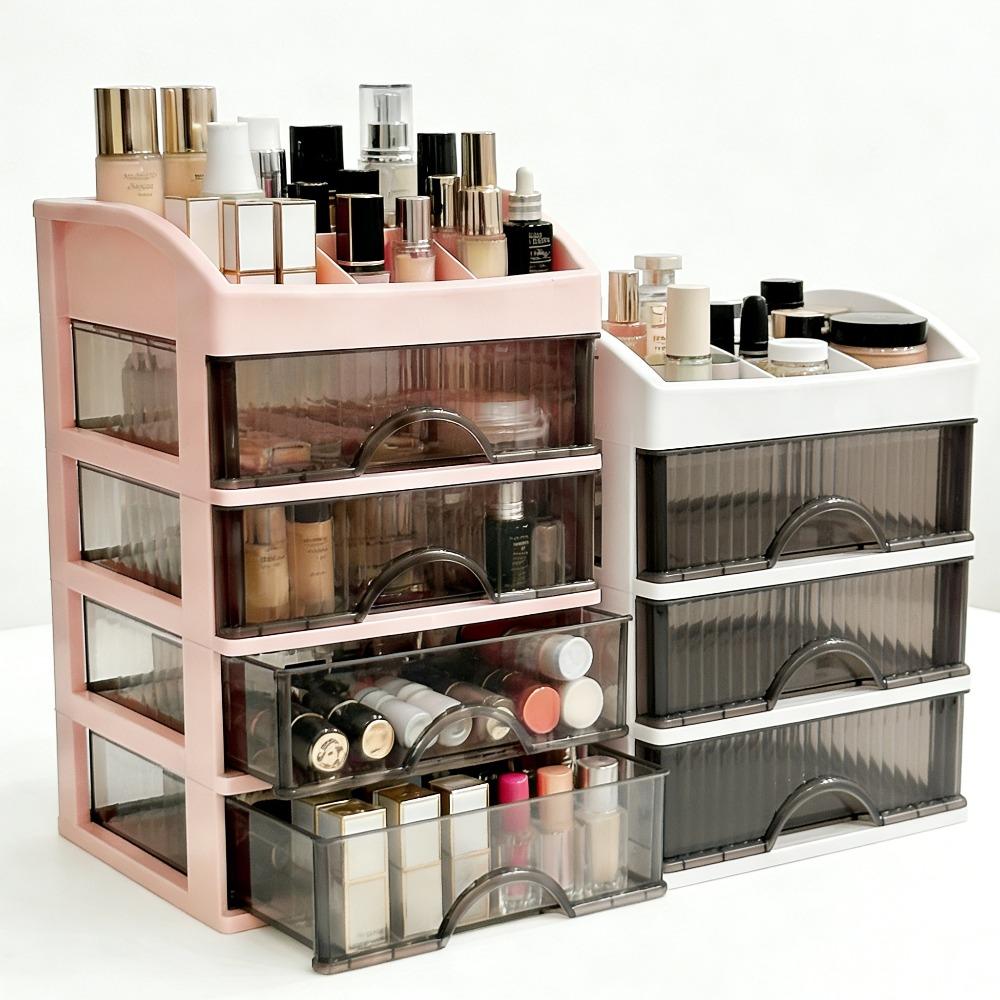 Cosmetic Storage Box, Desktop Separation And Arrangement Storage Cabinet, Skin Care Accessories Multi-Function Locker