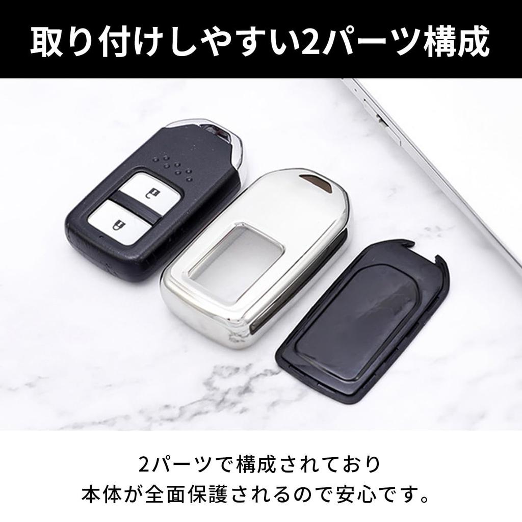 [VERISSY] Smart Key Case Fit Freed Step Wagon HONDA Honda Smart Key Cover Odyssey Vezel S660 Jade, Pink