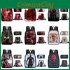 Deadpool 3pcs Student School Bag Backpack Lunch Bags Pencil Case Gifts Kids