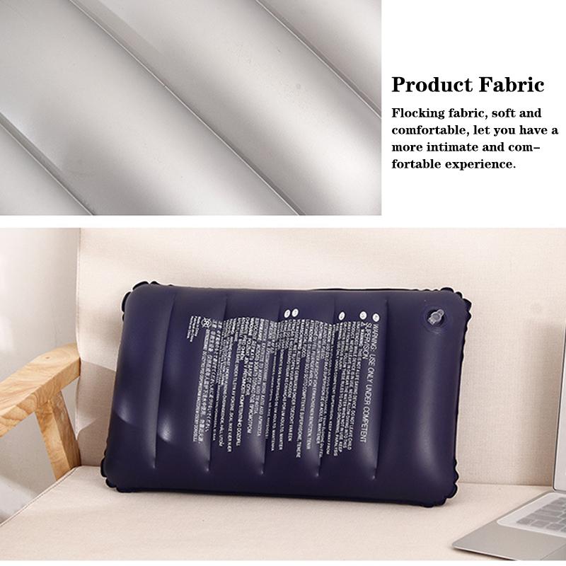 ПВХ надувная подушка для кемпинга на открытом воздухе портативная подушка для головы дорожная подушка для поддержки подбородка офисный отдых подушка для кемпинга и шеи