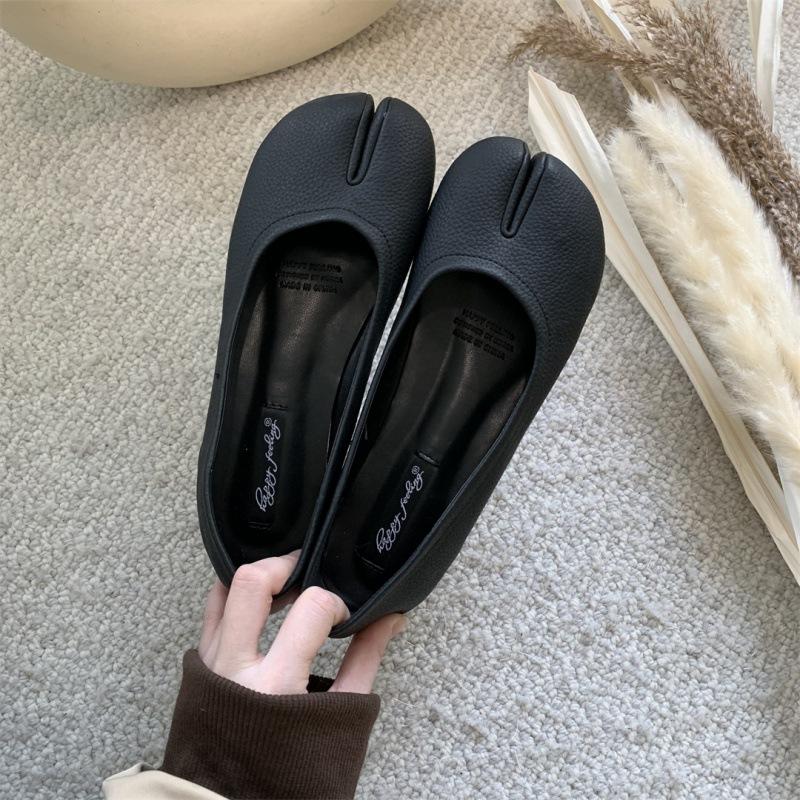 Стильные нишевые корейские одиночные туфли во французском стиле, маленькие кожаные туфли в горошек во французском стиле