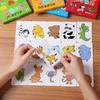 Animal Cards Matching Game Kids Puzzles Cartoon Pattern Cognitive Toys Fruit Traffic Memory Cards Children Early Educational Toy