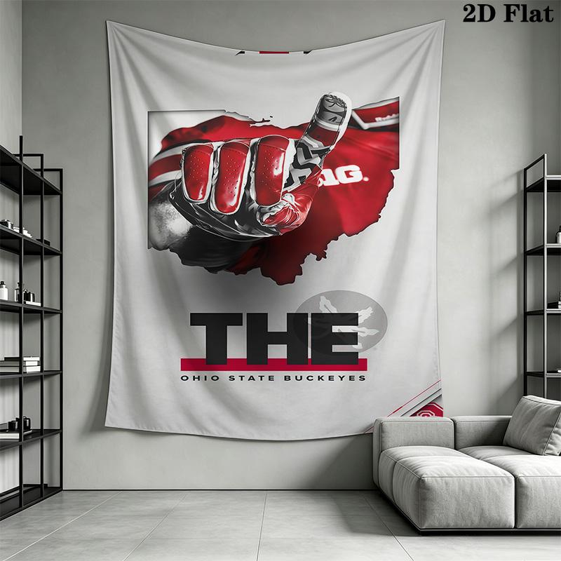 Ohio State Football Field Bedding 1 Duvet Cover 2 Pillowcase Without Core Soft And Comfortable Christmas Birthday Gift