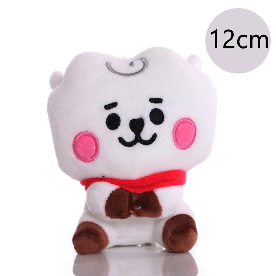 B-T-21 Plush Toy Tata Koay Shooky Mang Cooky Cartoon Animal Backpack Key Mobile Phone Pendant Office Toys Friend Gift