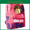 Прочный холщовый рюкзак Roblox для мальчиков со звездным дизайном и вместительным отделением