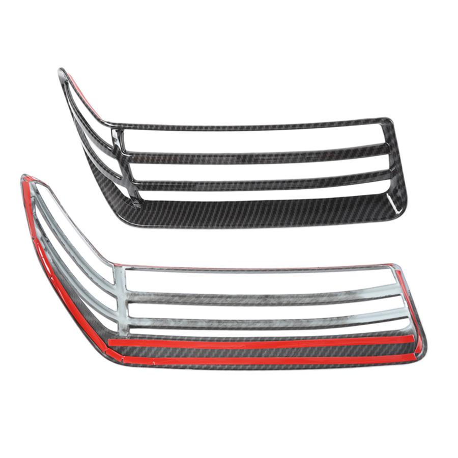 Накладка на переднюю фару в стиле карбонового волокна для Jeep Wrangler JL 18-22