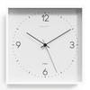 Mooas Современные квадратные настенные часы белого цвета