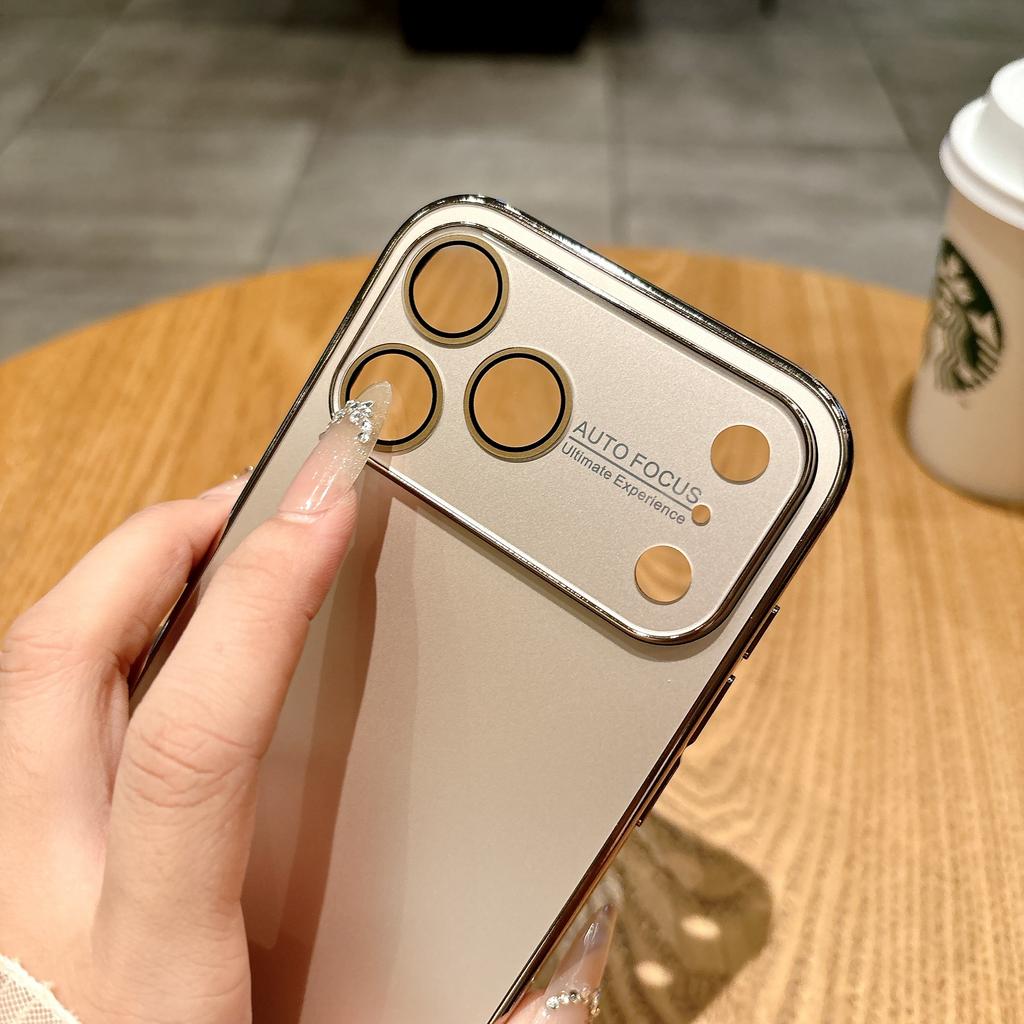 Мгновенно Превратите 17 Большое Окно Защитный Чехол-Линза Для iPhone 17 16 15 14 13 12 11 Pro Max Покрытие Бампер Жесткая Матовая Крышка