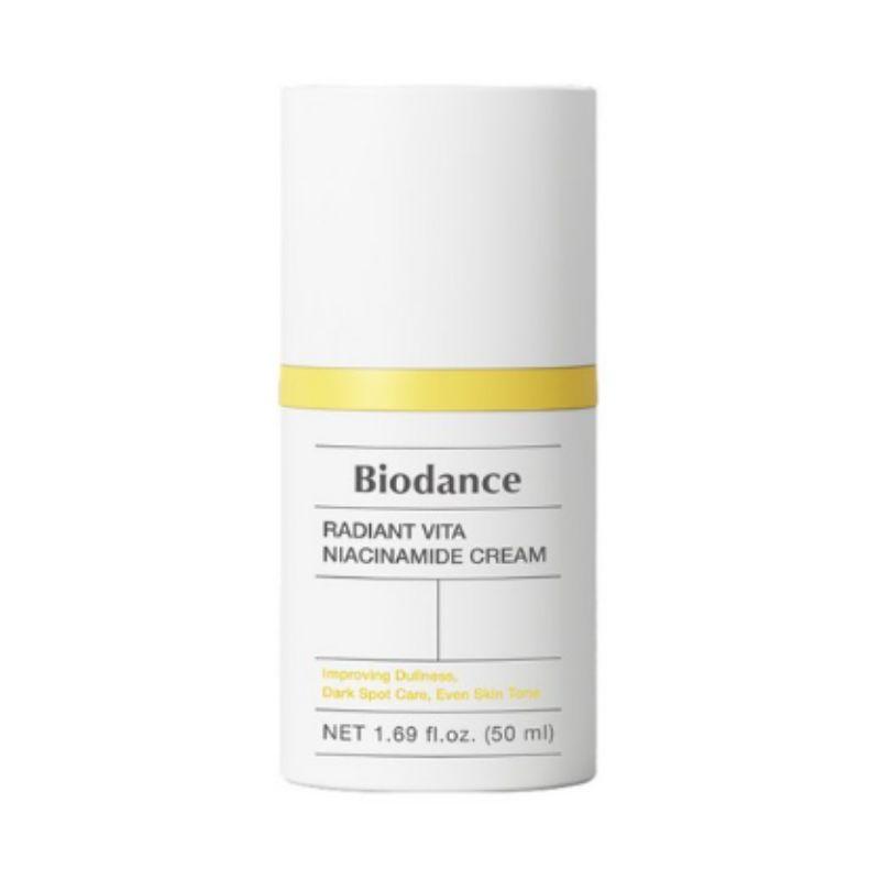 Biodance Radiant Vita Niacinamide Cream 50ml Brightening Moisturizer Dark Spot Care Hydrating Glow K-Beauty Skincare