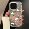 Чехол Flower Cartoon Puppy для Apple 15/14/13/12/11/PRO/PROMAX/XSMAX/XR/XS