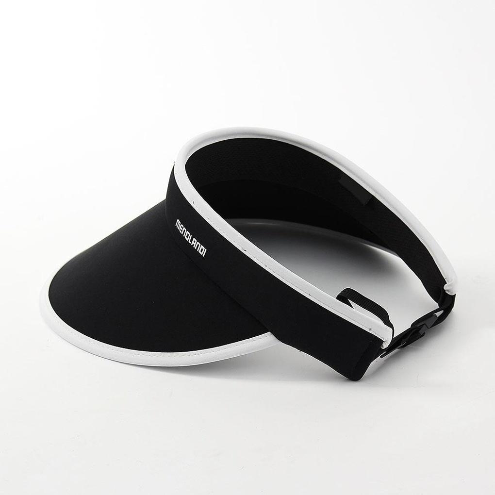 Дол-Дол-И Солнцезащитный козырек (черный) Широкая летняя шляпа от солнца