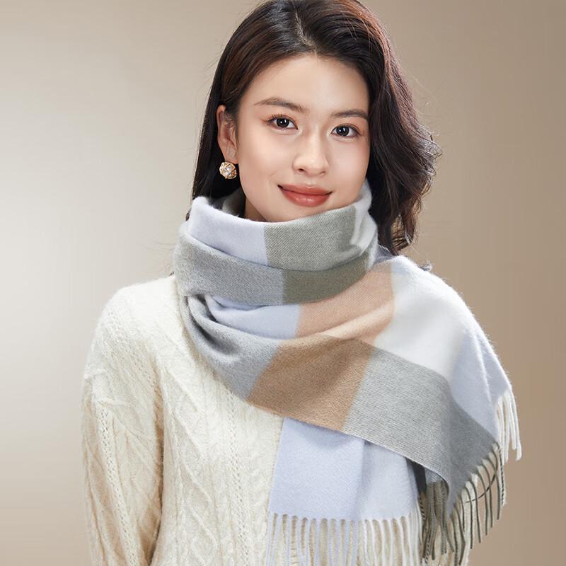 Women's Cashmere Plaid Scarf