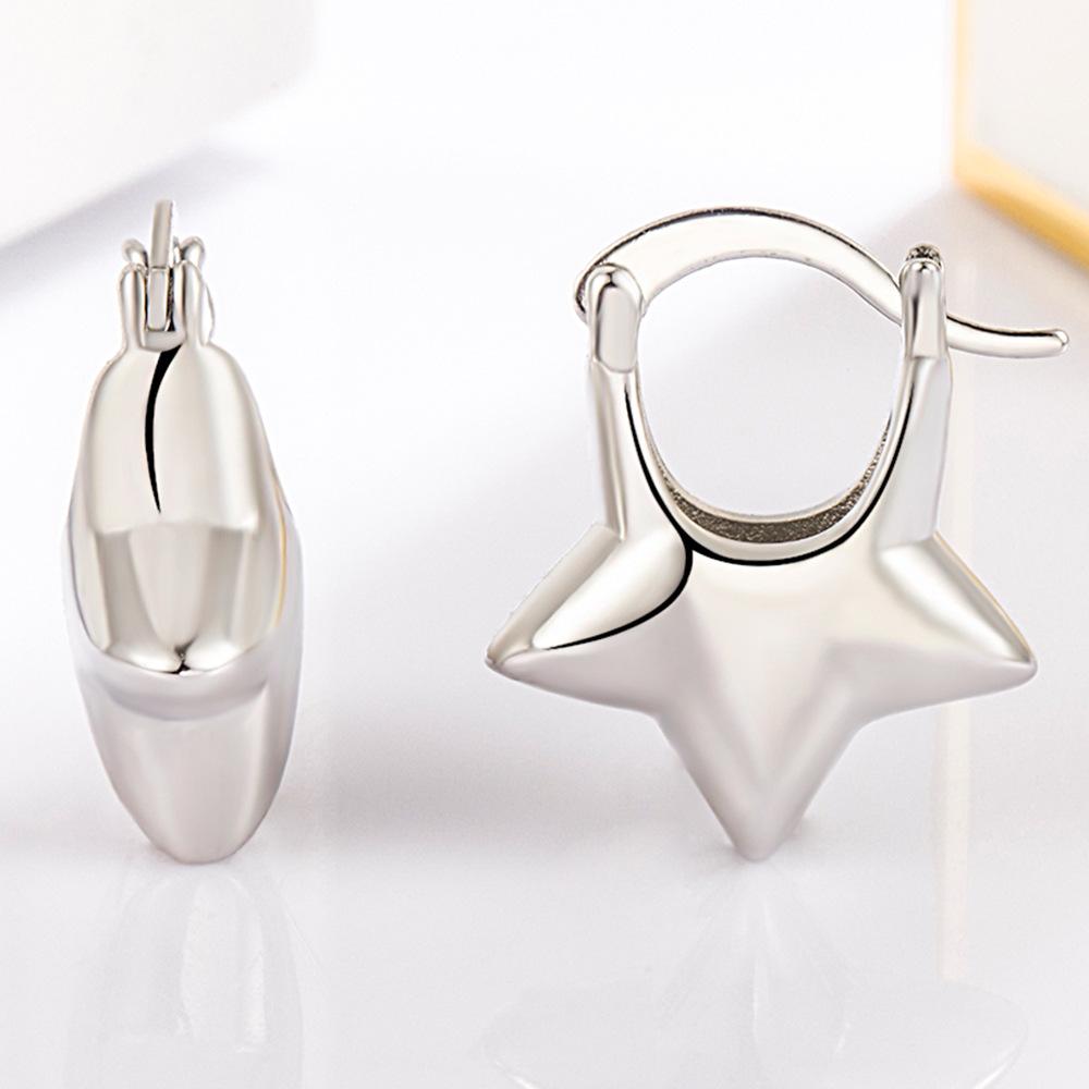 Серьги Premium Sense Retro Simple Pentagram, украшения Personality Temperament Fat Pentagram, женские