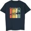 Vintage Retro Evolution Of Piano TShirt Unisex ONeck Short Sleeve Cotton T Shirt Hip Hop Tees Tops Harajuku Streetwear
