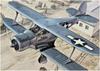 Roden 1/48 Scale WWII U.S. Navy Beechcraft GB-2 Traveler Mk.2 Biplane General-Purpose Aircraft Plastic Model Kit RE48447