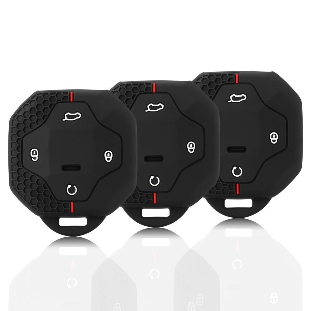 Silicone Holder Chain Key Case Car Key Cover For Chery Jetour Traveller Jetour T2 2023 2024 Fob 4 Buttons