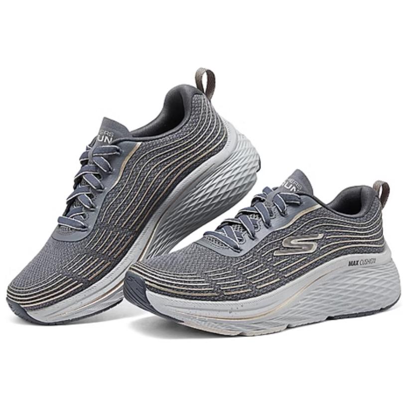 Skechers Максимальная амортизация Elite 2.0 Мягкие Удобные Прочные Низкие Беговые Кроссовки Женская кроссовка Серый 129605-CCGD