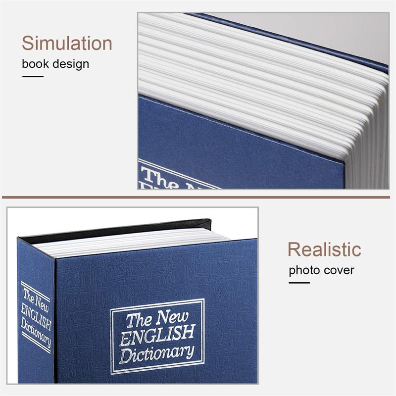 Creative Dictionary Book Money Boxes Piggy Bank With Lock Hidden Secret Security Safe Lock Cash Coin Storage Box Deposit Box