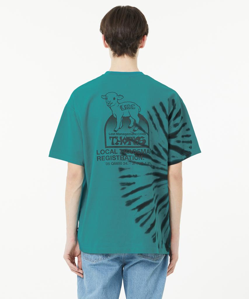 LMC Thorns Tie Dye Барашек Футболка Бирюзовый