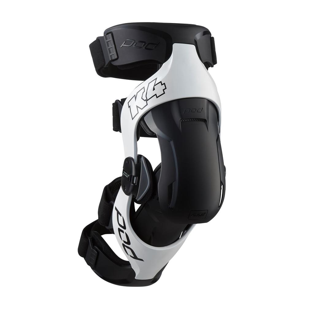 Pod K4 Knee Brace Left and Right Set C3176 2.0 White/Black XL/2XL K4024-058-XL/2X