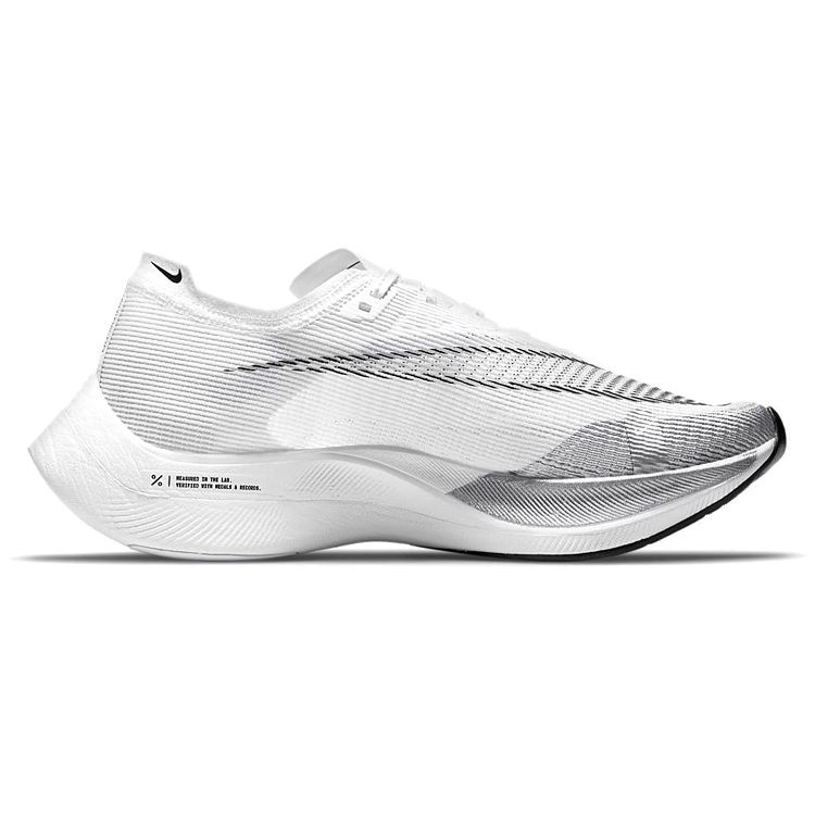 Nike ZoomX Vaporfly NEXT% 2 White Metallic Silver Unisex Sneakers Black CU4111-100