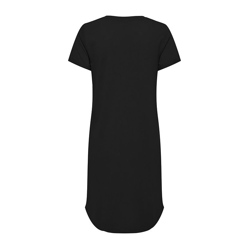 JDY Женское простое платье-футболка с коротким рукавом
